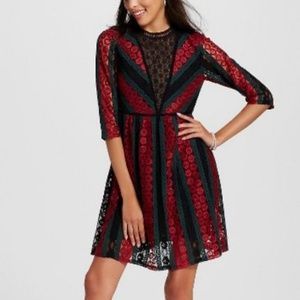 NWT Xhilaration Mystic Heritage Lace Dress